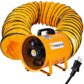 12-Inch Heavy Duty Cylinder Axial Fan with 25-Foot Vinyl Hose P268