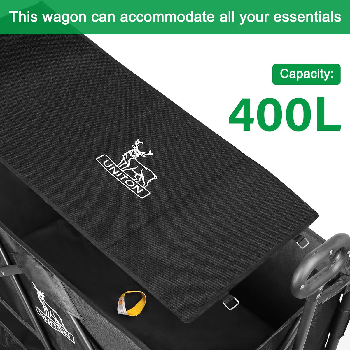 600lb Capacity 400L Collapsible Wagon D996386