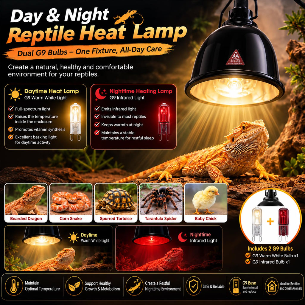 Ceramic Socket Reptile Heat Lamp Kit O581