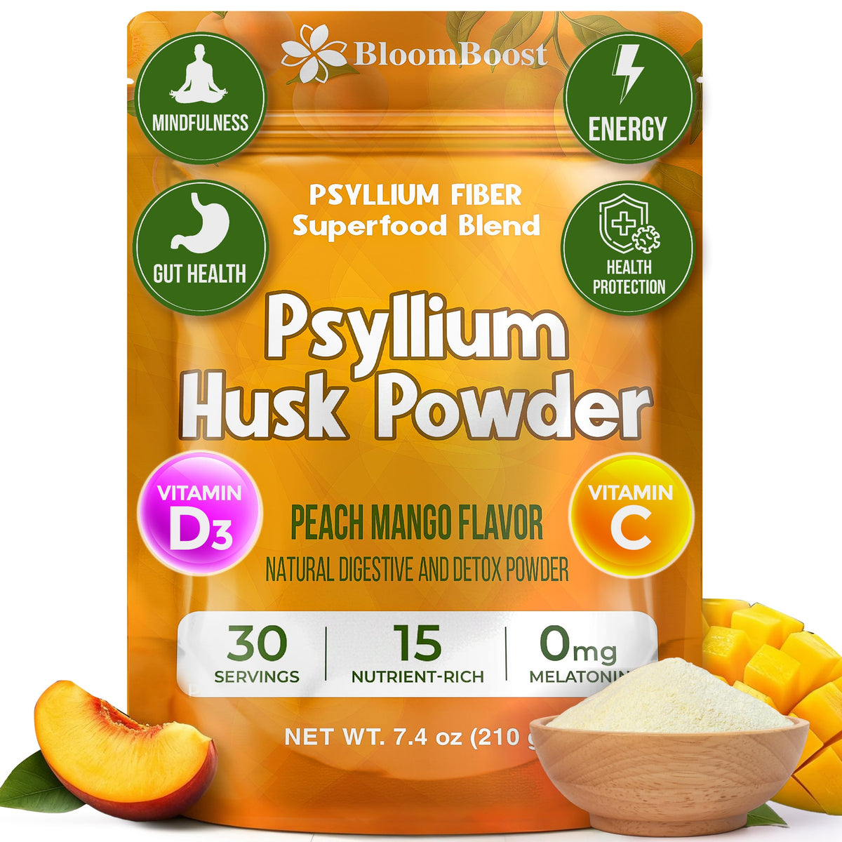 Psyllium Husk Powder 7.4 Oz N78217