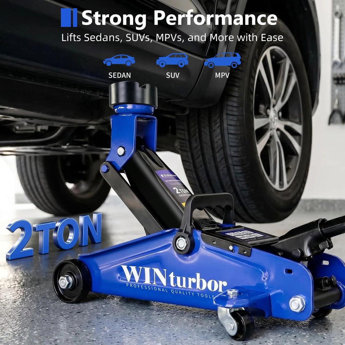2 Ton Low Profile Hydraulic Floor Jack K473