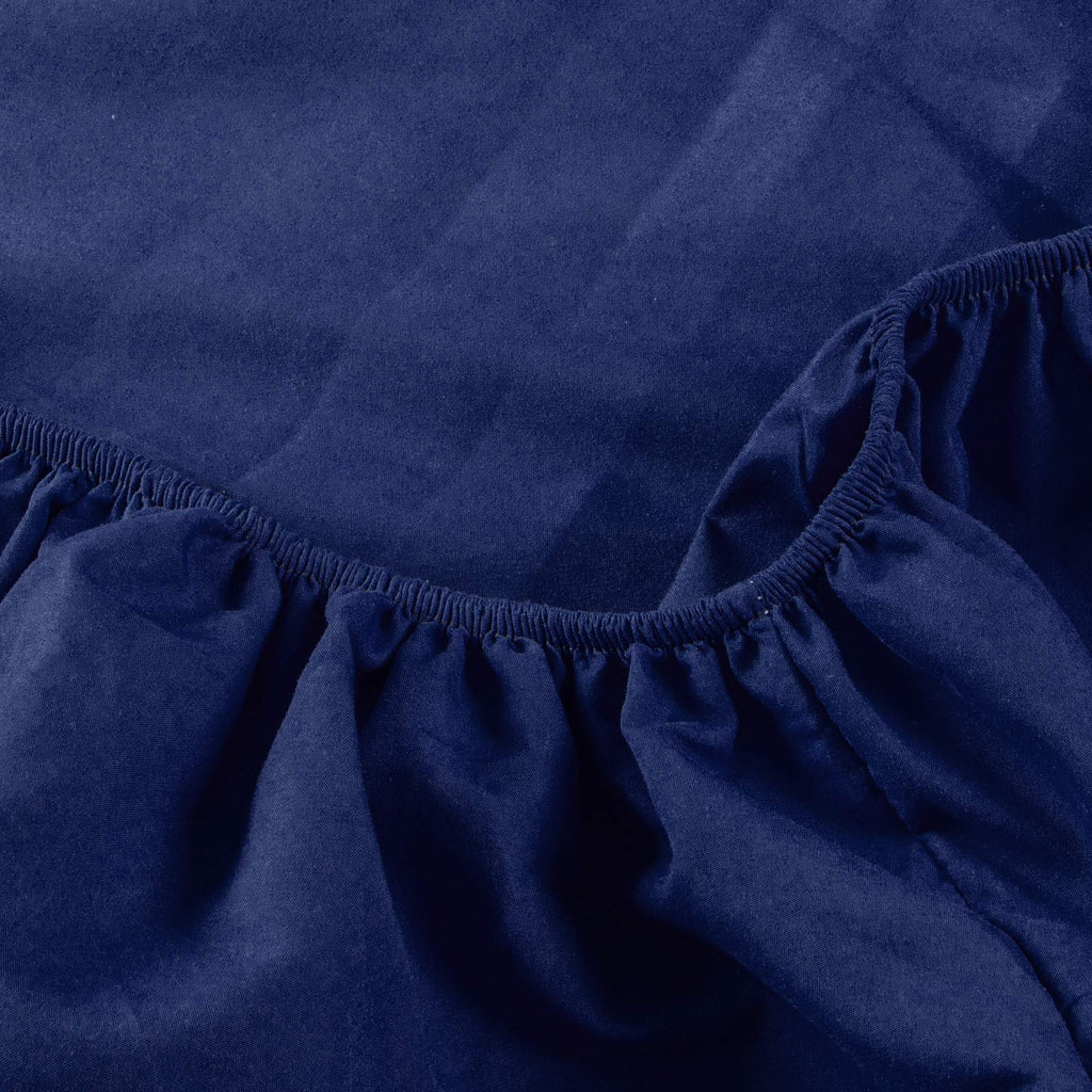 Toddler Microfiber Sheet Set, 3 Piece, Navy Blue A628501