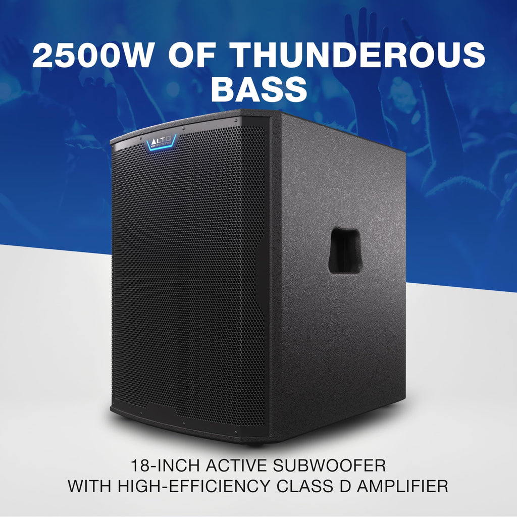 2500W 18" Powered PA Subwoofer T643006