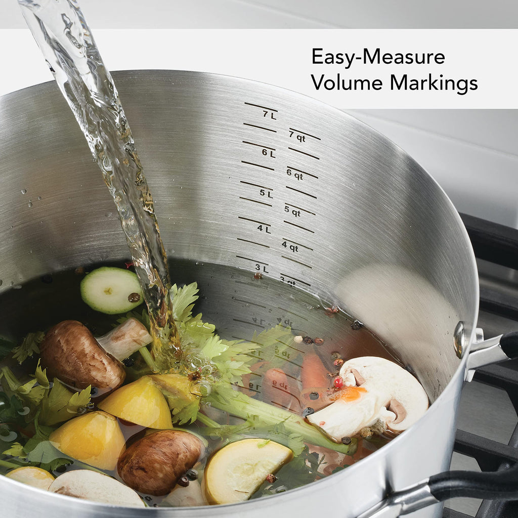 8-Quart Stainless Steel Stock Pot with Lid T52120